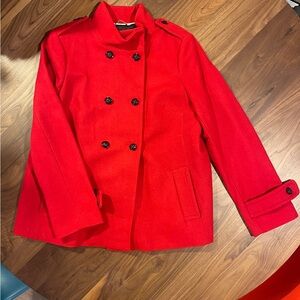 Banana Republic Wool Blend lined coat